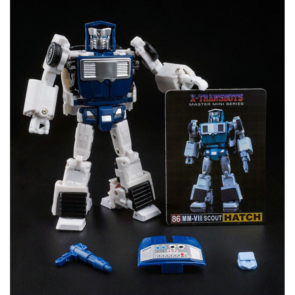MM-7 Hatch Cartoon Version | X-Transbots Master Mini